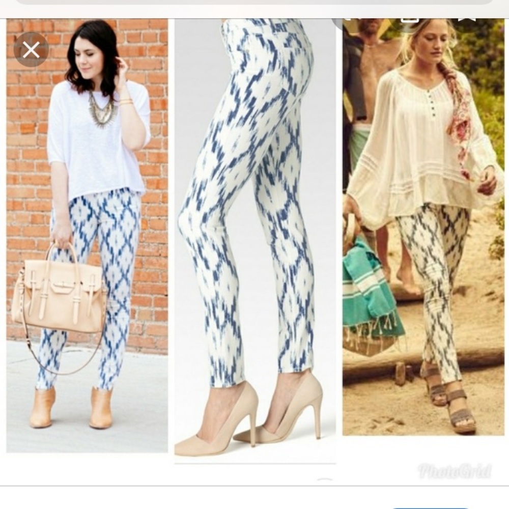 Paige Verdugo Ultra skinny Ikat